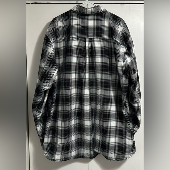 Dixxon ARTHUR Men’s 3X Plaid Long Sleeve Button Up Halloween Fall Flannel Shirt - Picture 7 of 13